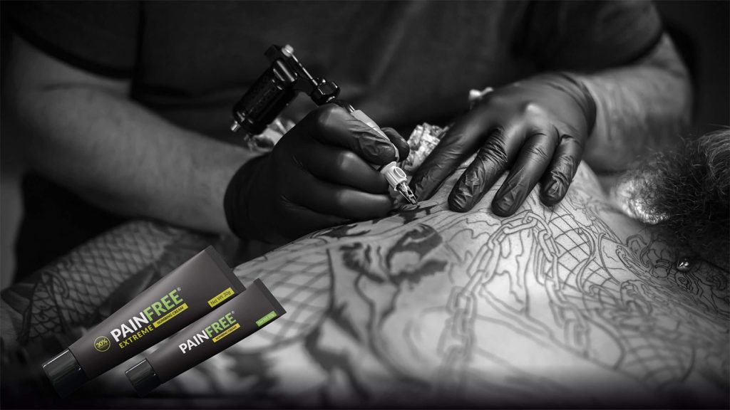 Painfree verdovende crème producten voor tatoeëren
